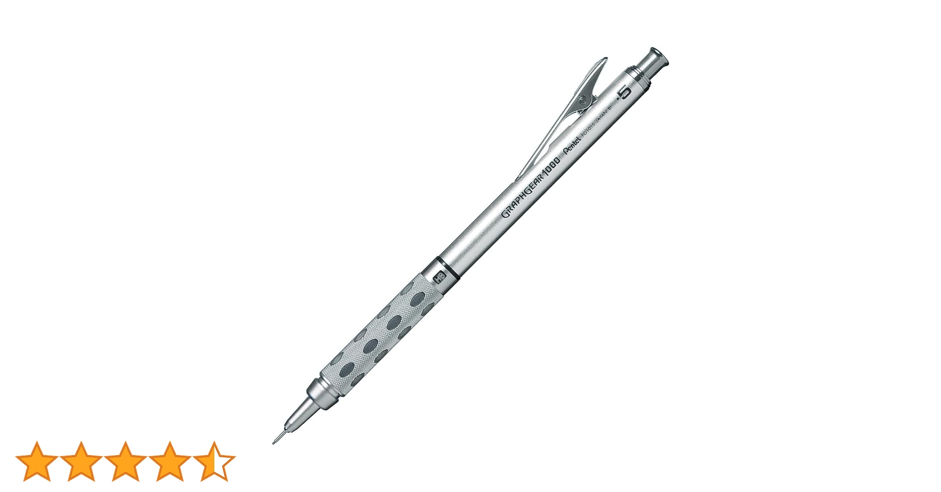 スタビライズウッドシャープペンシル0.5mmグラフギア1000付き ぺんてる